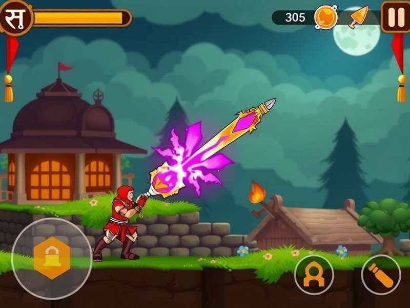 Inferno Sword Clash gameplay screenshot